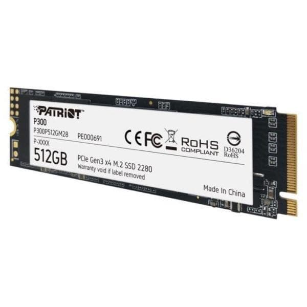 Disco Solido SSD INTERNO 512GB M.2 2280 PATRIOT P300P512GM28