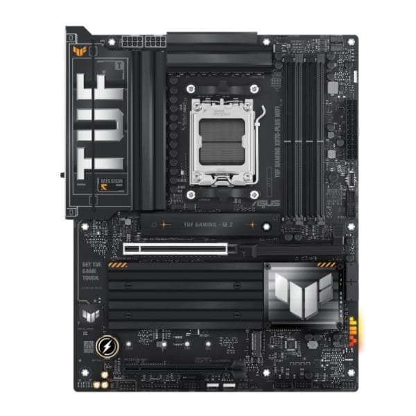 TARJETA MADRE ASUS TUF GAMING X870-PLUS WIFI AM5 DDR5 3X M.2 + 4X SATA USB 3.2 WIFI 6E 1X PCIE 5.0 AURA SYNC RGB