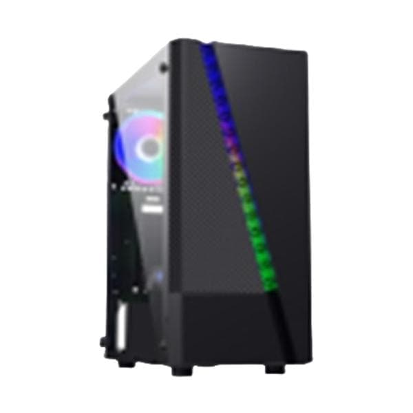 CASE GAMING EAGLE WARRIOR CG17AARA001C H430 BLACK TEMPERED GLASS RGB STRIP FRON