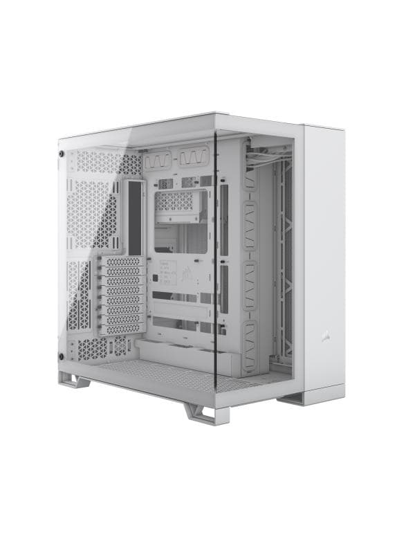 CASE GAMING CORSAIR DOBLE CAMARA MEDIA TORRE 6500X VIDRIO TEMPLADO WHITE CC-9011258-WW