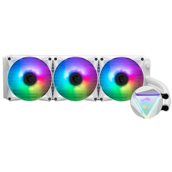 ENFRIAMIENTO LIQUIDO RGB MSI MAG CORELIQUID C360 V2 WHITE AIO 360MM 306-7ZW2R37-813 BLANCO BLANCO