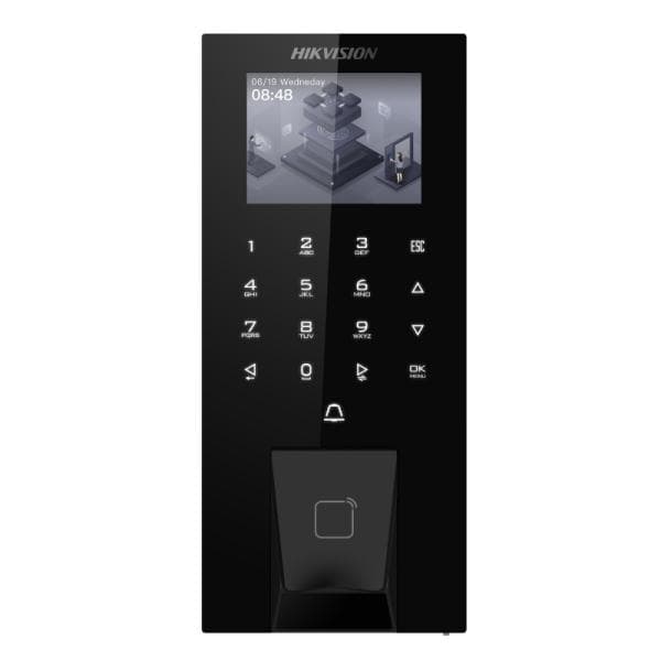 CONTROL DE ACCESO HIKVISION DS-K1T807MBFWX-E1(O-STD) (E) TECLADO T�CTIL CON HUELLA WI-FI / BLUETOOTH / ETHERNET / POE 302922282
