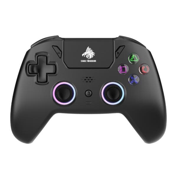 GAME PAD EAGLE WARRIOR HG04E COMPATIBLE CON PS4 INALAMBRICO BLUETOOTH CON FUNCI�N COMPLETA NEGRO