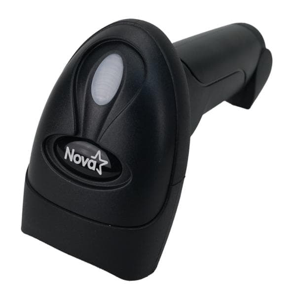 LECTOR DE CODIGO DE BARRAS NOVA FFSL6000001C 1D INAL�MBRICO CON RECEPTOR USB NEGRO