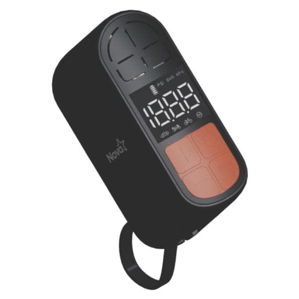 INFLADOR DE AIRE MINI NOVA AP-130 USB-C PORT�TIL Y MULTIFUNCIONAL E010-180 NEGRO