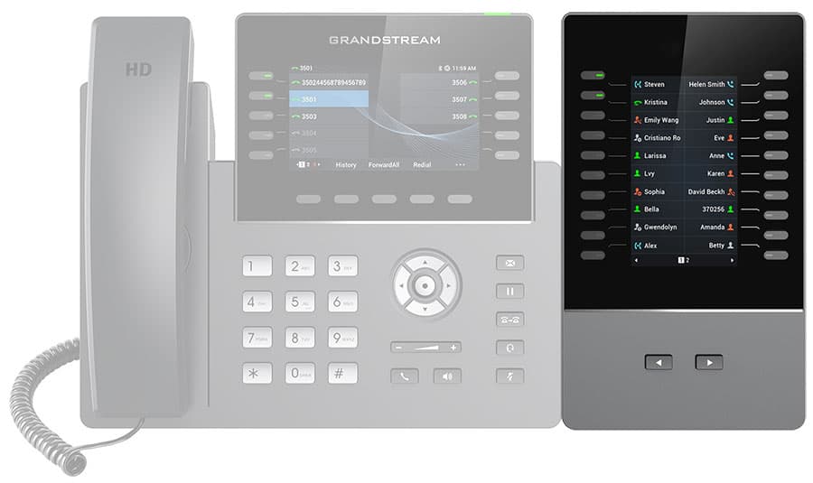 Modulo de extensión con pantalla LCD Grandstream GBX20 - 2