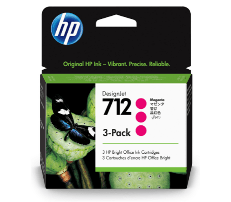 HP 3ED78A 712 3*PACK MAGENTA T210/230/250/630/650 UK