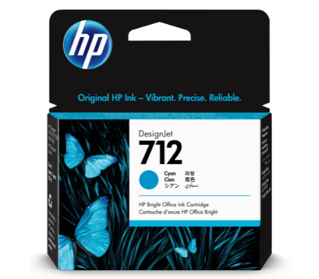 HP 3ED67A 712 CYAN T210/230/250/630/650 29ML UK