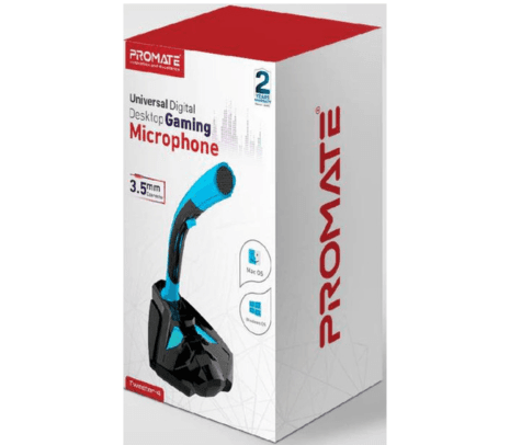 PROMATE TWEETER-4 MICROFONO GAMING 3.5MM AZUL (D) - 2