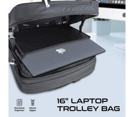 PROMATE PERSONA-TR BOLSO CON RUEDAS P/LAPTOP HASTA 16" - 2