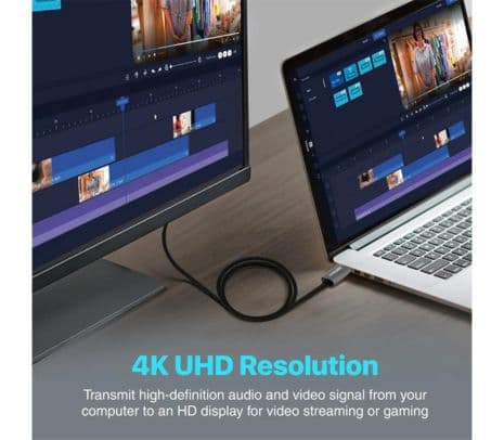 PROMATE PROLINK-DP200 CABLE HDMI A DISPLAY PORT 4K HD 60HZ 2M - 3