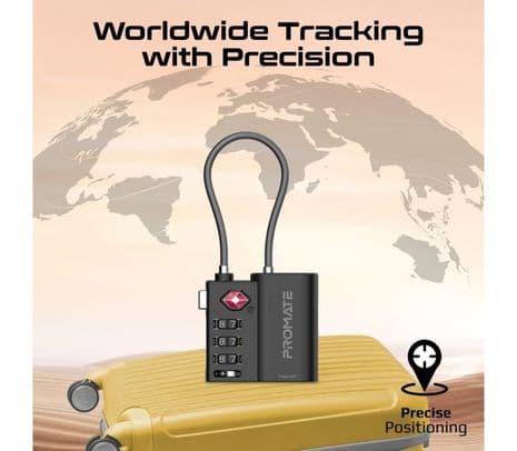 PROMATE TAGLOCK PARA EQUIPAJE CON LOCALIZADOR IOS BLACK - 4
