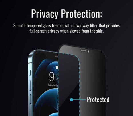 PROMATE WATCHDOG-I12 PROTECTOR DE PANTALLA P/IPHONE 12 Y 12 PRO MATE - 3