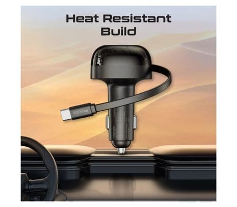 PROMATE POWERDRIVE-RC65 CARGADOR P/AUTO C/CABLE USB-C/USB-A - 4