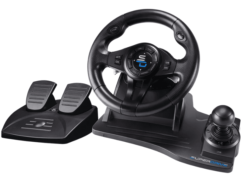 SUPERDRIVE SA5596 VOLANTE GS550 GAMING P/PS3/PS4/XBOX/PC