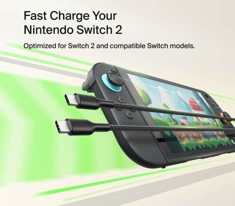 BELKIN ENA008FQ2MBK CABLE USB-C A USB-C P/ N SWITCH 2 NEGRO - 2