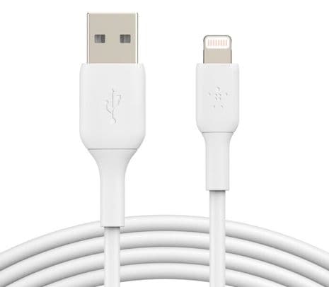 BELKIN CAA001BT2MWH CABLE PVC A LIGHTNING BLANCO 2M