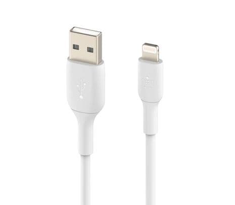BELKIN CAA001BT2MWH CABLE PVC A LIGHTNING BLANCO 2M - 2