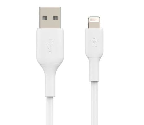 BELKIN CAA001BT2MWH CABLE PVC A LIGHTNING BLANCO 2M - 3