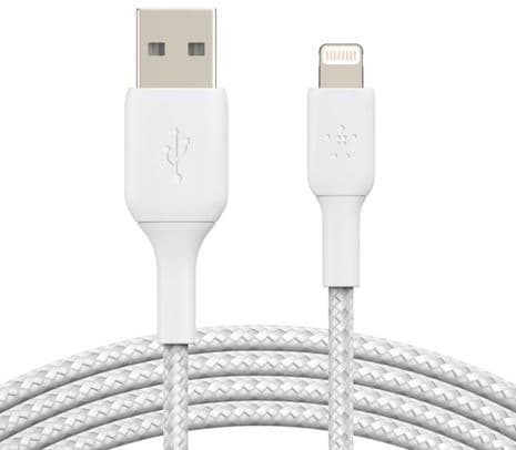 BELKIN CAA002BT1MWH CABLE LIGHTNING A USB-A BLANCO 1M