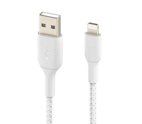BELKIN CAA002BT1MWH CABLE LIGHTNING A USB-A BLANCO 1M - 2