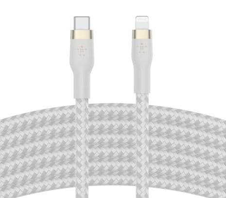 BELKIN CAA011BT3MWH CABLE USB-C A LIGHTNING BLANCO 3M - 3
