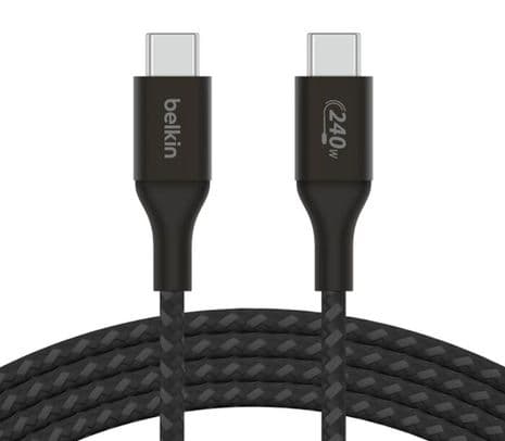 BELKIN CAB015BT2MBK CABLE USB-C A USB-C NEGRO 240W 2M - 3