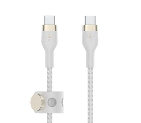 BELKIN CAB011BT2MWH CABLE USB-C A USB-C BOOSTCHARGE PRO FLEX BLANCO 2M