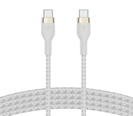 BELKIN CAB011BT2MWH CABLE USB-C A USB-C BOOSTCHARGE PRO FLEX BLANCO 2M - 3
