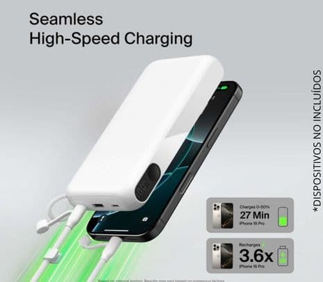 BELKIN BPB028FQWH POWERBANK BOOSTCHARGE 20K W/DISPLAY BLANCO - 3