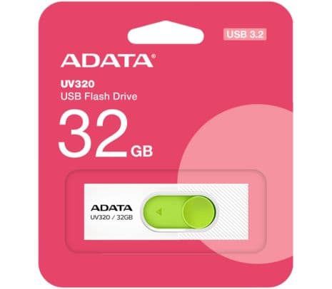 ADATA PEN DRIVE AUV320-32G-RWHGN 32GB BLANCO/VERDE