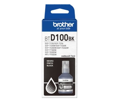 BROTHER BTD100BKMEX NEGRO BOTELLA