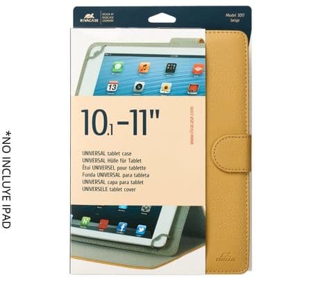 RIVACASE 3017 ESTUCHE PARA TABLET ORLY 10.1"-11" BEIGE - 2