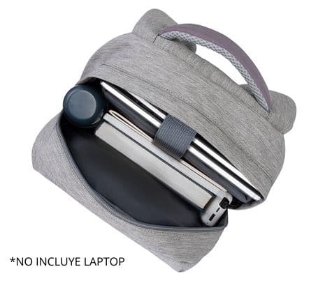 RIVACASE 7562 MOCHILA PRATER 15.6" 15L GREY/MOCHA - 3