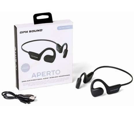 OPN SOUND APERTO OS1000DA EARPHONES OPEN EAR AIR CONDUCTION BT BLACK - 2