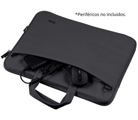 TRUST 24447 BOLSO 16" BOLOGNA ECO BLACK - 2