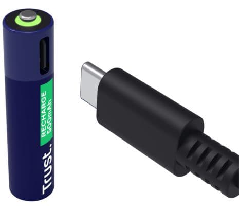 TRUST 25585 PILAS RECARGABLES AAA USB-C 2 UNI - 3