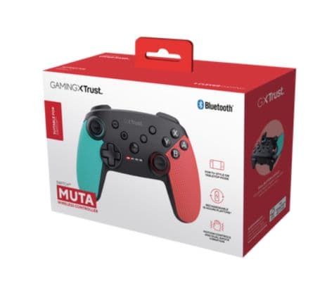 TRUST 25427 GAMEPAD GAMING GXT1246B MUTA BT SWITCH BLUE&RED - 2