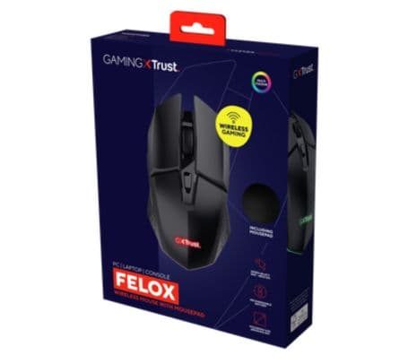 TRUST 25070 MOUSE + MOUSE PAD GAMING GXT112 FELOX - 2