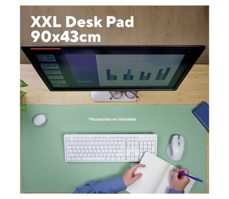 TRUST 25480 DESKPAD BENYA XXL GREEN - 5
