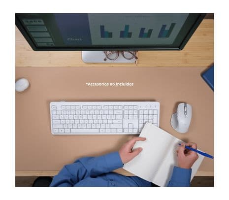 TRUST 25713 DESKPAD BENYA XXL BEIGE - 5