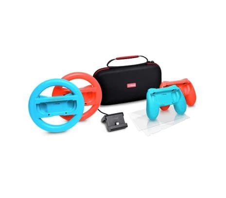 TRUST 25414 GXT1249 ACCESORIOS 7 EN 1 PARA NINTENDO SWITCH RED AND BLUE