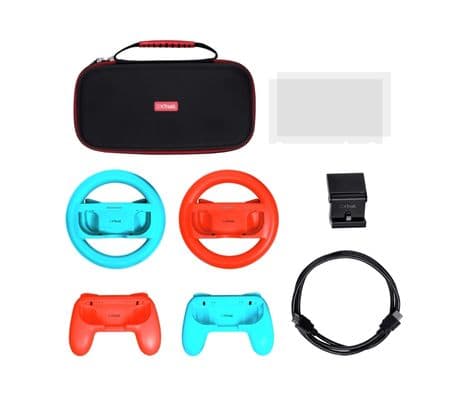 TRUST 25414 GXT1249 ACCESORIOS 7 EN 1 PARA NINTENDO SWITCH RED AND BLUE - 4