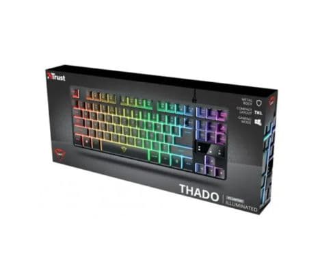 TRUST 25888 TECLADO GXT833 THADO GAMING ILUMINADO TKL ESP - 3