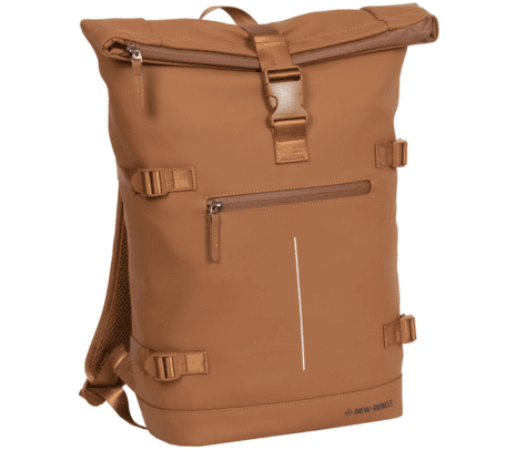 NEW REBELS 51.130631 MOCHILA WILLIAM RIVERSIDE 19L 15.6" COGNAC