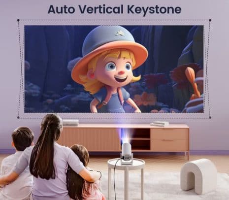 YABER C450 PROYECTOR MINI HDMI/USB WHITE (ANDROID 11) - 3