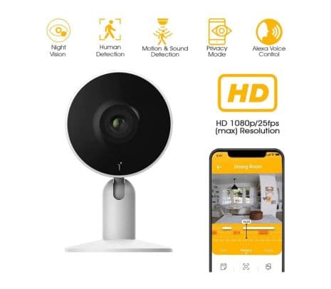 ARENTI IN1Q CAMARA MINI VIGILANCIA PARA INTERIOR WIFI 4MP HD - 3