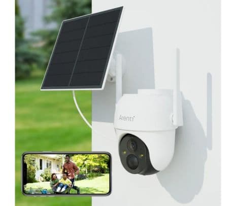 ARENTI GO2T & SP2 CAMARA VIGILANCIA P/EXTERIOR C/PANEL SOLAR INALAMBRICA - 2