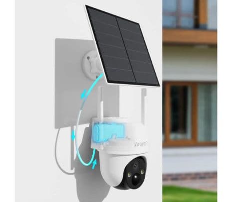 ARENTI GO2T & SP2 CAMARA VIGILANCIA P/EXTERIOR C/PANEL SOLAR INALAMBRICA - 3