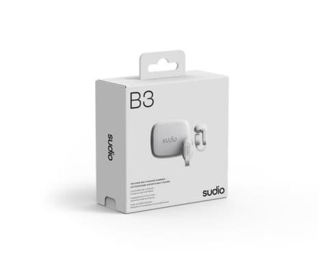 SUDIO B3 EARPHONES OPEN EAR AIR CONDUCTION TWS WHITE - 2
